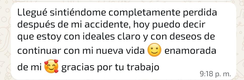 Testimonio de paciente 1