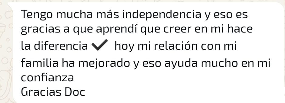 Testimonio de paciente 4